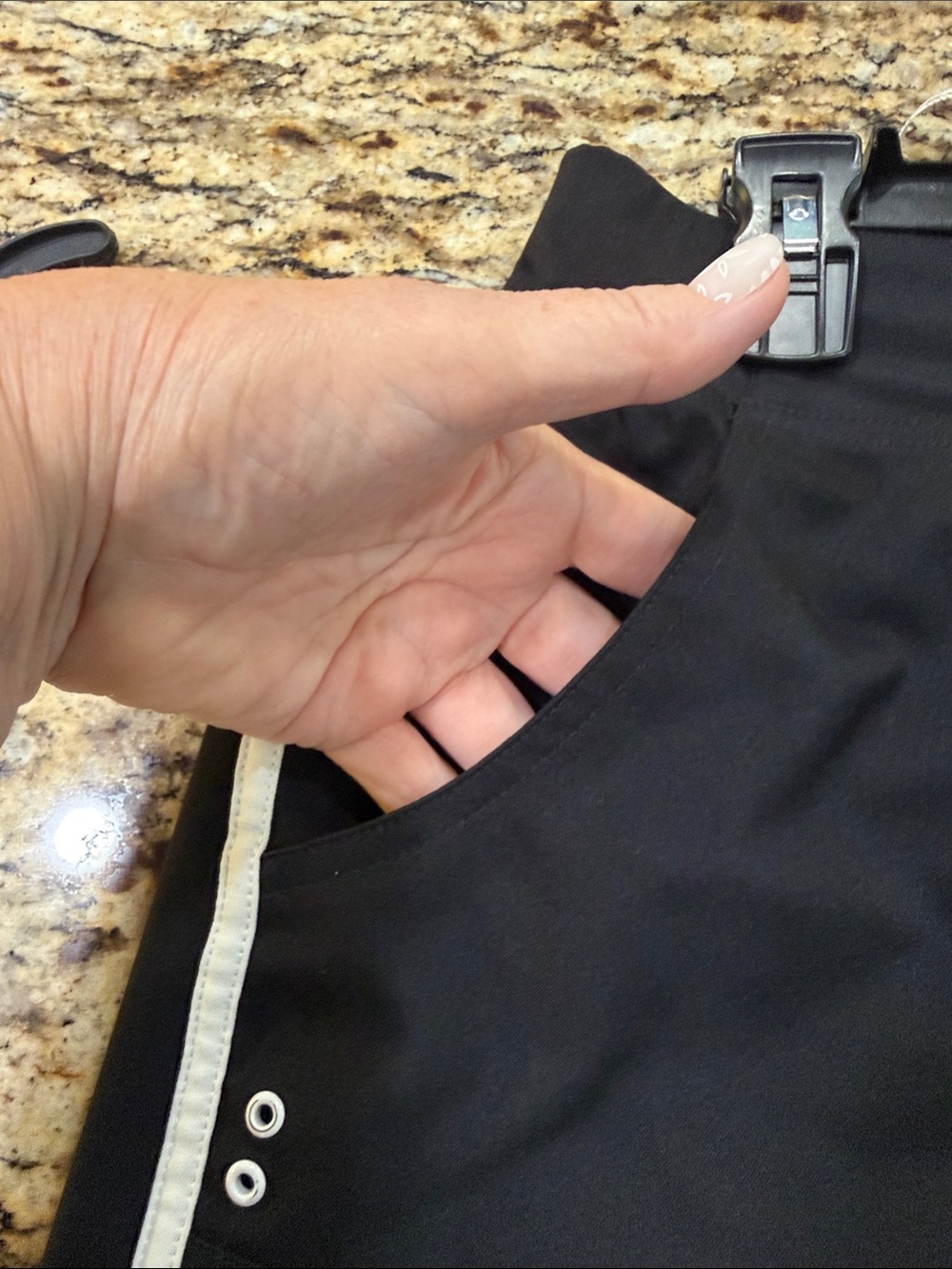 made for life Black Athletic Shorts with White Logo - Picture 4 of 5